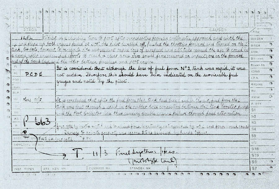 Form 1180 for Canberra VN799